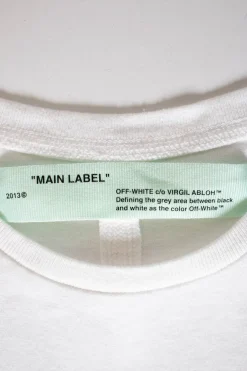 White cotton The Simpsons x Off-White Bart peace sign t-shirt