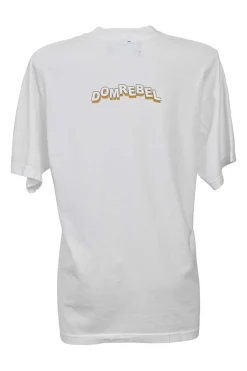 White embellished cotton jersey bear t-shirt