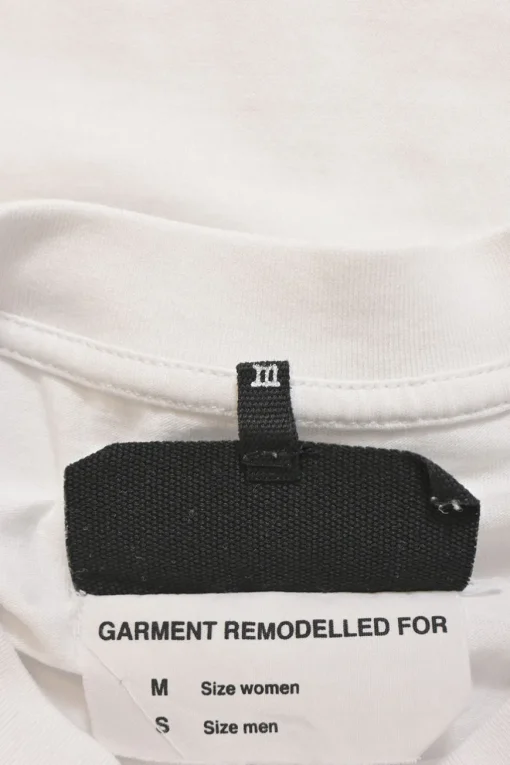 White jersey knit crewneck pullover Logo Baby T-shirt