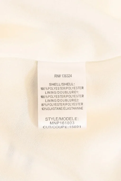 White striped polyester knotted strapless column maxi dress