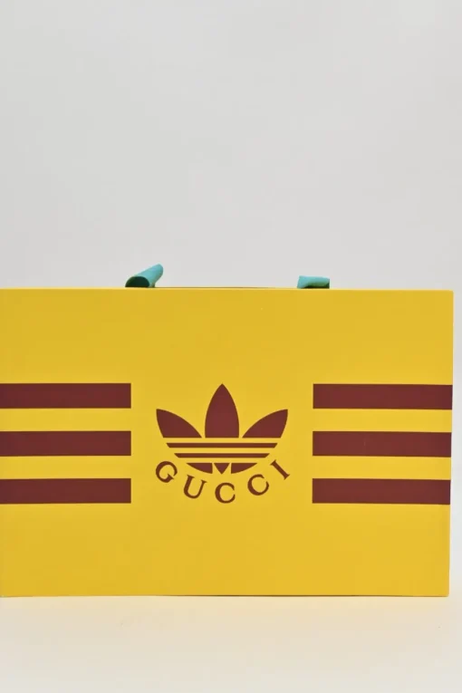 x Adidas yellow screen-printed cotton jersey pullover ringer T-shirt