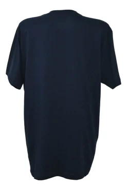 x Gonz Ramm navy screen-printed cotton jersey crewneck pullover T-Shirt featuring butterfly artwork by Mark Gonzales