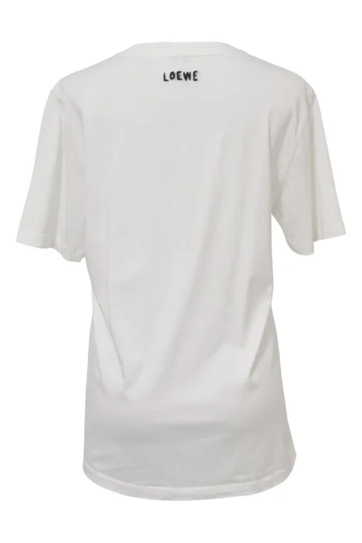 x Joe Brainard white screen-printed cotton jersey knit slogan T-shirt featuring word motif