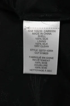 x Kate Moss black silk Paola shooting star print scalloped camisole with fixed spaghetti straps