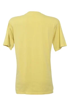 x Wilfred Limonious yellow screen-printed cotton jersey lady cartoon T-shirt
